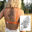 Tatouages Temporaires de Fleurs Réalistes pour Femmes - Art Corporel Imperméable