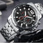 Luxury Men's Gold Quartz Analogue Wristwatch