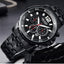 Luxury Men's Gold Quartz Analogue Wristwatch