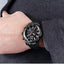 Luxury Men's Gold Quartz Analogue Wristwatch