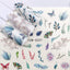 Diseños de Animales Florales Calcomanías de Uñas de Transferencia de Agua