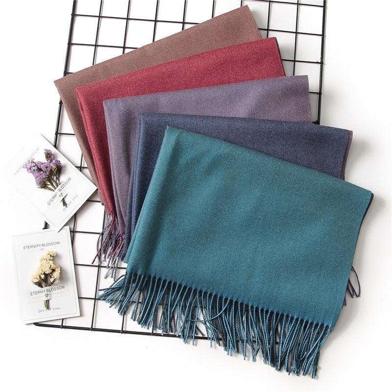 Elegant Cashmere Winter Scarf - Lightweight & Versatile Shawl for Women - Korvel
