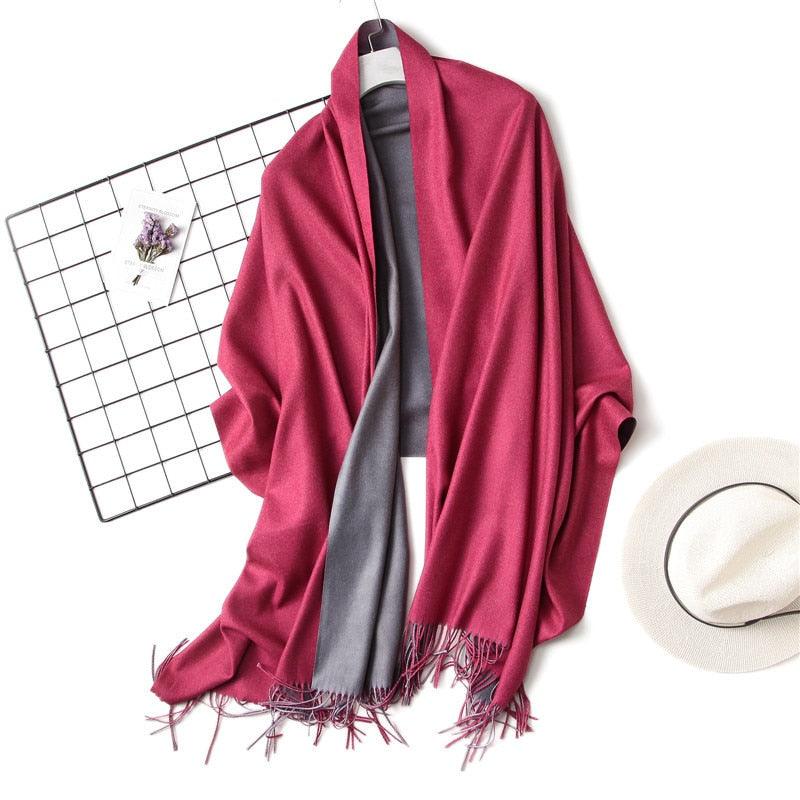 Elegant Cashmere Winter Scarf - Lightweight & Versatile Shawl for Women - Korvel