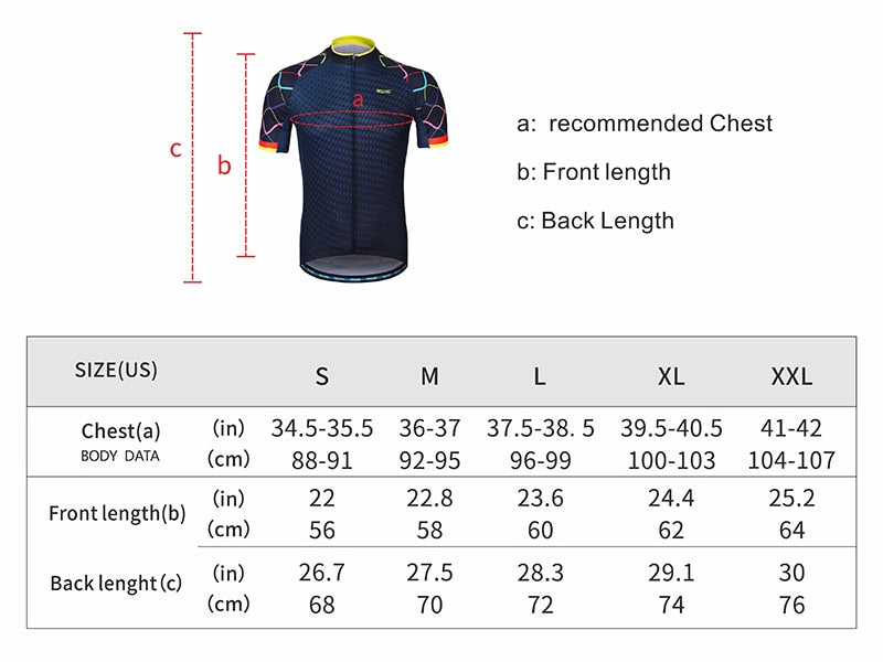 Men's Quick Dry Short Sleeve Cycling Jersey