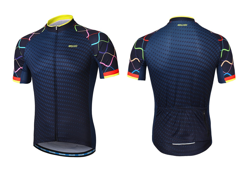 Men's Quick Dry Short Sleeve Cycling Jersey