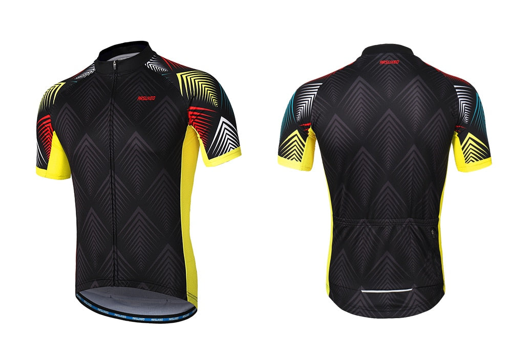 Men's Quick Dry Short Sleeve Cycling Jersey