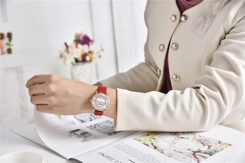 Montre à Quartz Élégante en Rhinestones pour Femmes