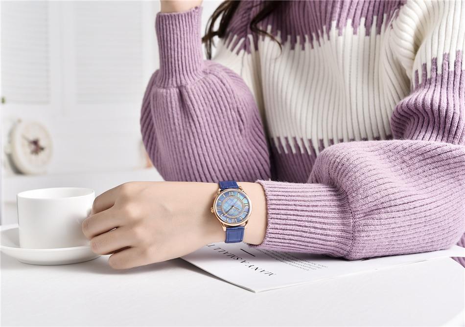 Montre à Quartz Élégante en Rhinestones pour Femmes