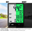 Advanced Waterproof Bicycle Computer - Wireless & Wired Speedometer with LCD Display and 20 Functions - Korvel