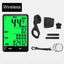 Advanced Waterproof Bicycle Computer - Wireless & Wired Speedometer with LCD Display and 20 Functions - Korvel