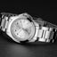 Reloj de Cuarzo para Mujeres en Negro y Plata Elegante - Diseño Impermeable