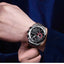 Reloj de Cuarzo de Negocios de Lujo para Hombre - Elegante Cronógrafo de Acero Inoxidable
