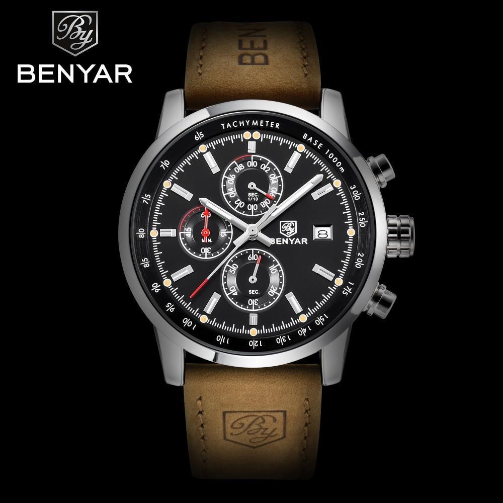 Premium Men's Quartz Chronograph Watch - Waterproof Luxury Design - Korvel