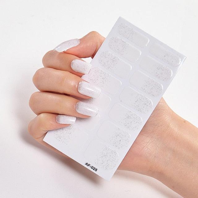 Pegatinas de Arte de Uñas Autoadhesivas de Diseñador - Decoraciones Creativas para Uñas