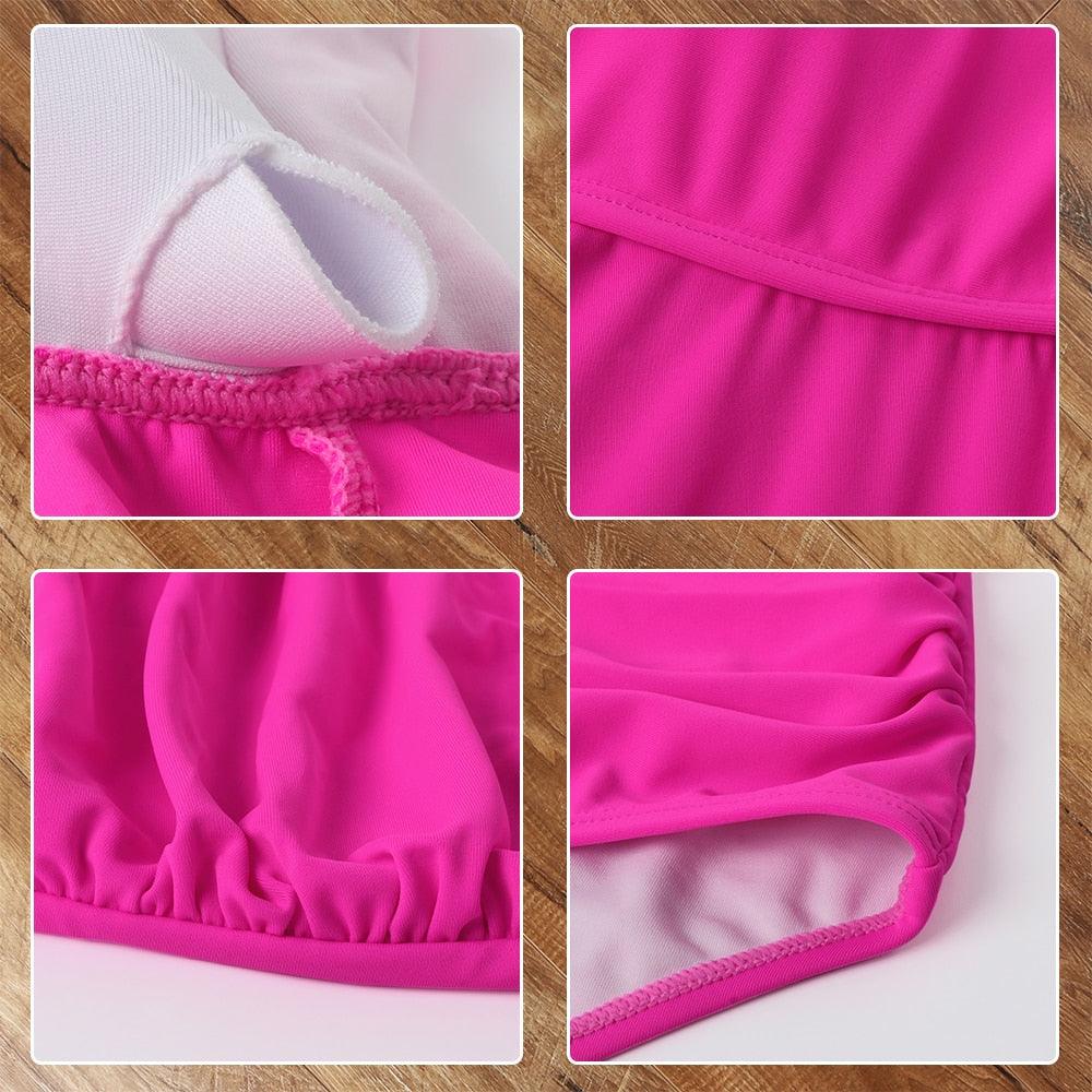 Ensemble de bikini à taille haute à volants Allure Léopard pour femmes