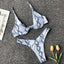 Ensemble de bikini sous-vêtement V-bar néon pour femmes