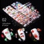 Christmas Silver Snowflakes Nail Art Foil Transfer Stickers