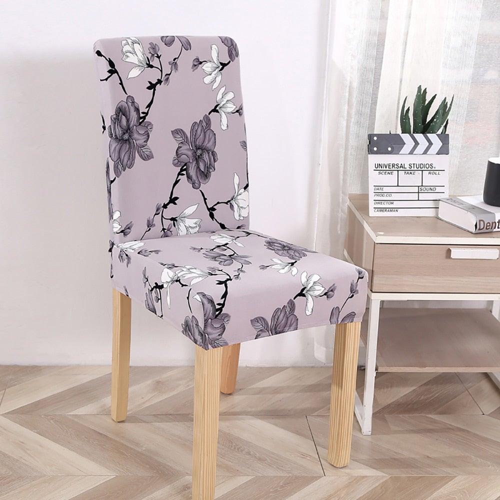 Premium Spandex Stretch Chair Covers - Floral Design