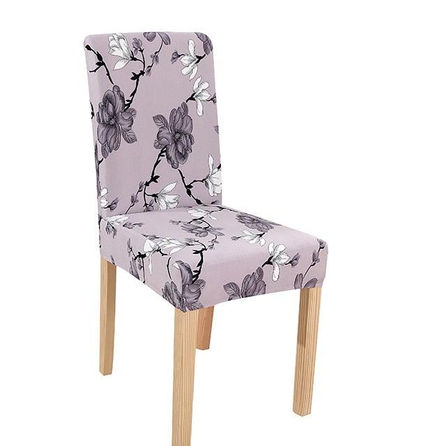Premium Spandex Stretch Chair Covers - Floral Design
