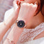 Luxury Simple Women Quartz Magnetic Wristwatch - Starry Sky Design