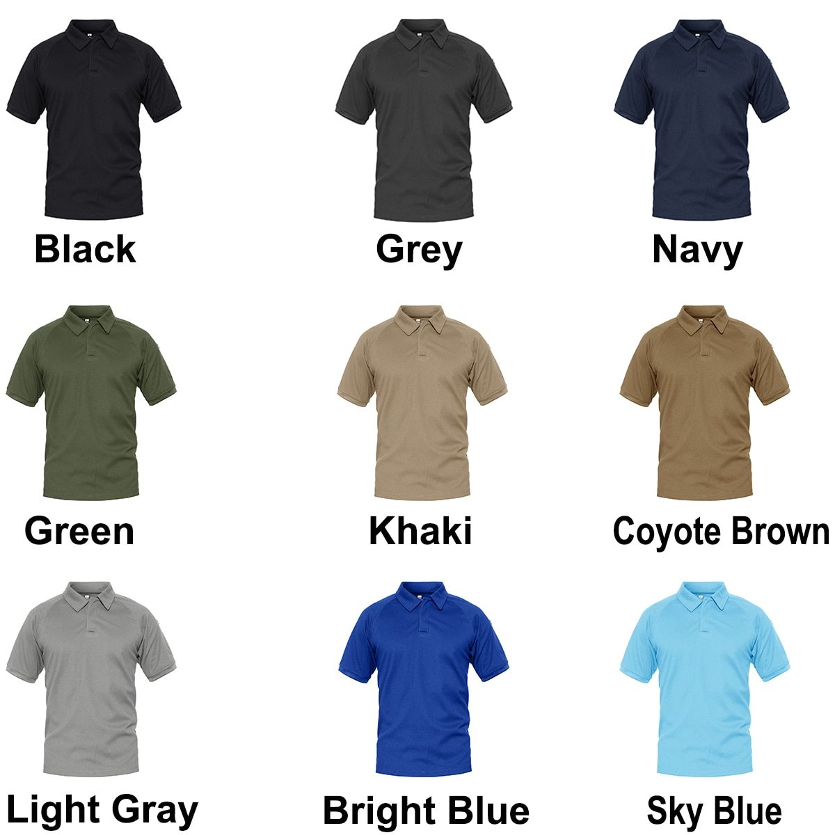 Men's Tactical Quick-Dry Military T-Shirt