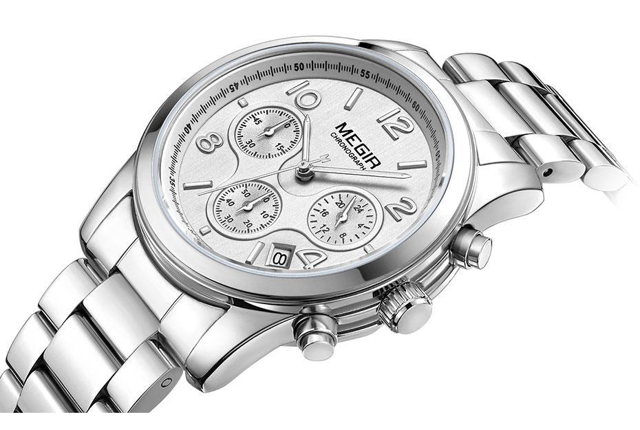 Montre Quartz Multifonctionnelle de Luxe pour Femmes - Étanche et Élégante