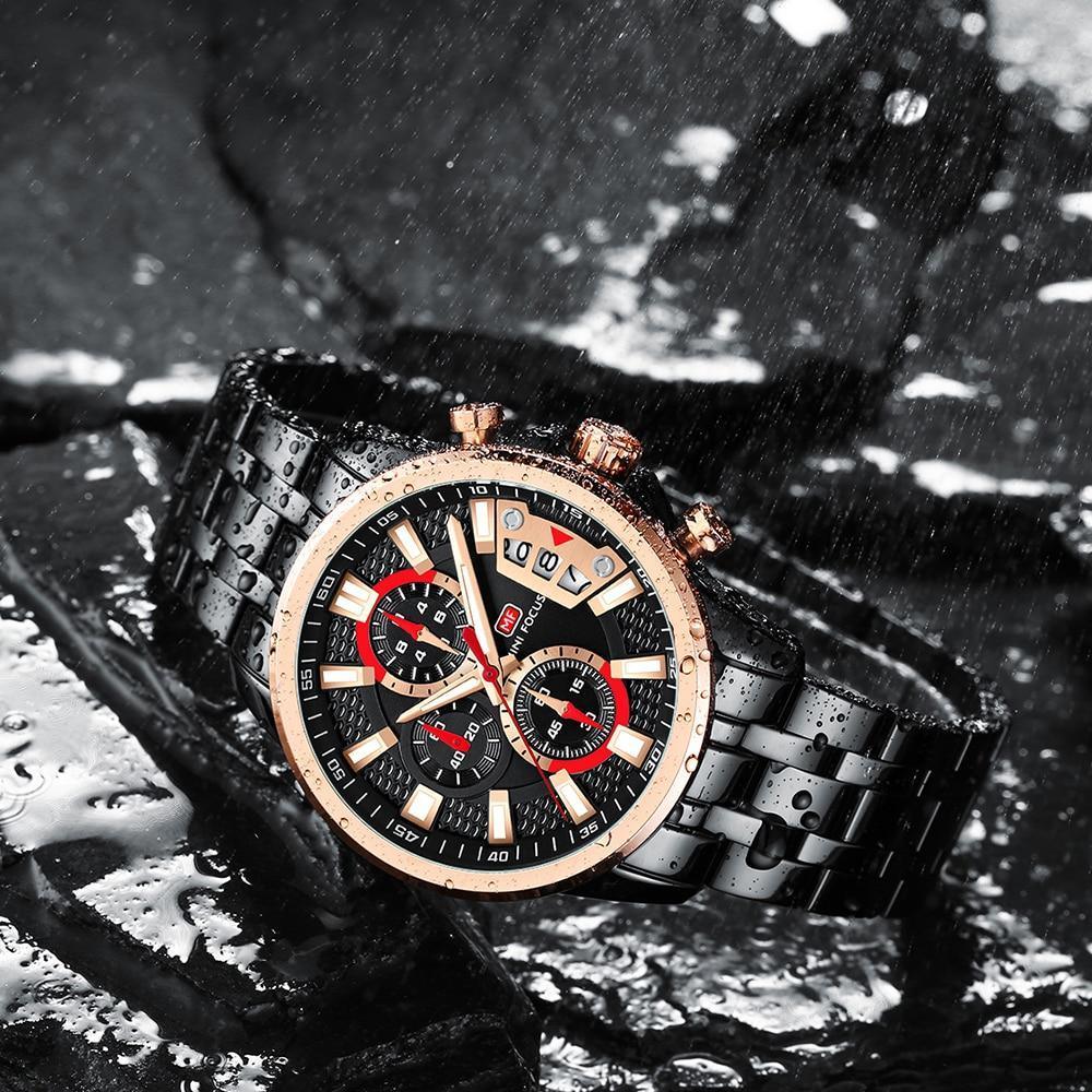 Luxury Multifunctional Men's Quartz Watch - Elegant & Waterproof
