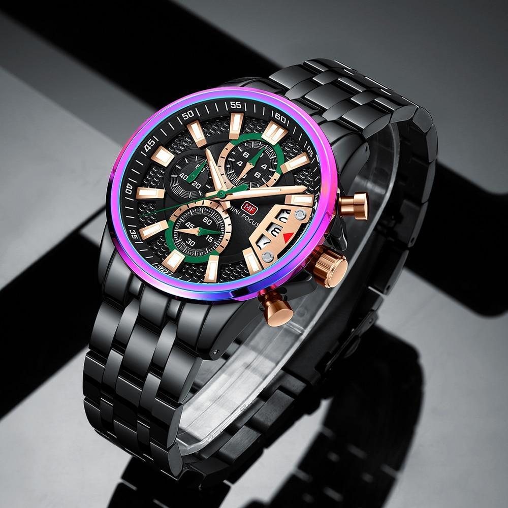 Luxury Multifunctional Men's Quartz Watch - Elegant & Waterproof