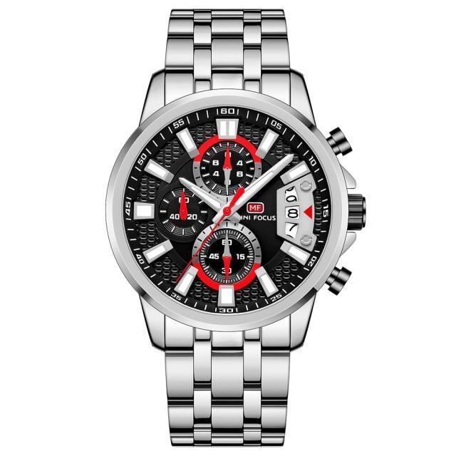 Luxury Multifunctional Men's Quartz Watch - Elegant & Waterproof