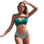 Floral Push-Up Bikini Set for Women - Stylish Two-Piece Swimwear - Korvel