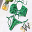 Elegant Solid Bikini Set for Women - Stylish Swimwear