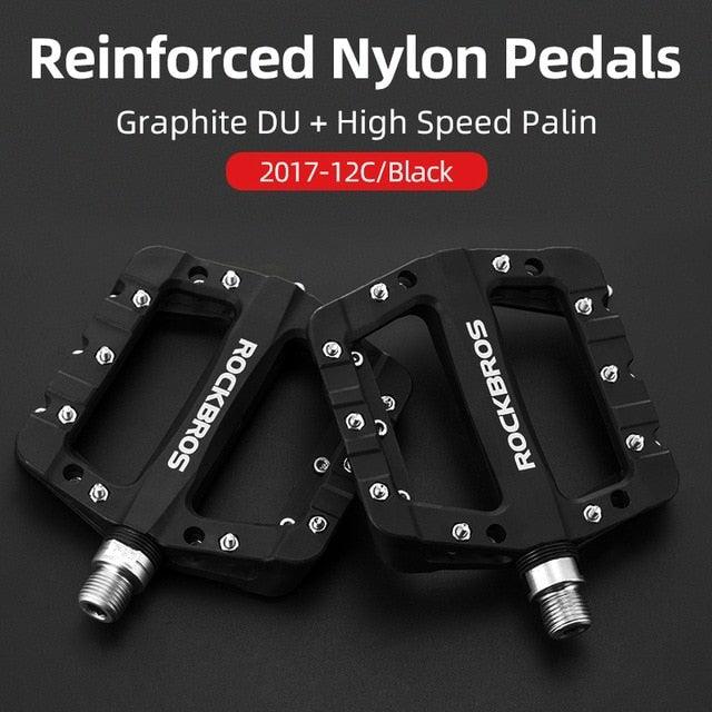 Pedales de Bicicleta de Nylon Ultraligeros con Rodamientos Sellados
