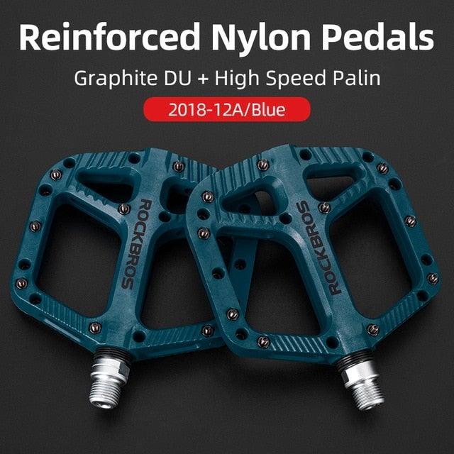 Pedales de Bicicleta de Nylon Ultraligeros con Rodamientos Sellados