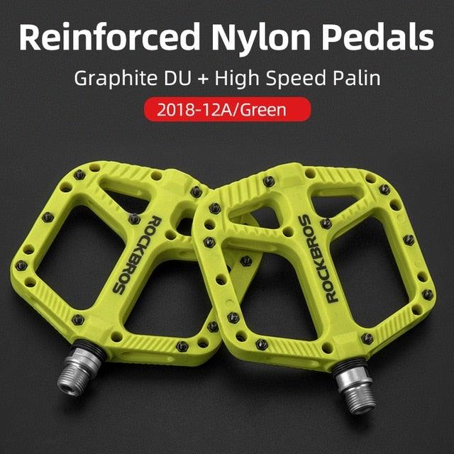 Pedales de Bicicleta de Nylon Ultraligeros con Rodamientos Sellados