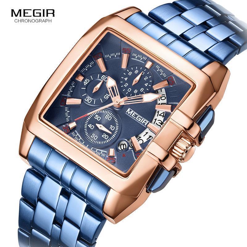 Montre analogique à quartz pour homme élégante avec fonctionnalités lumineuses