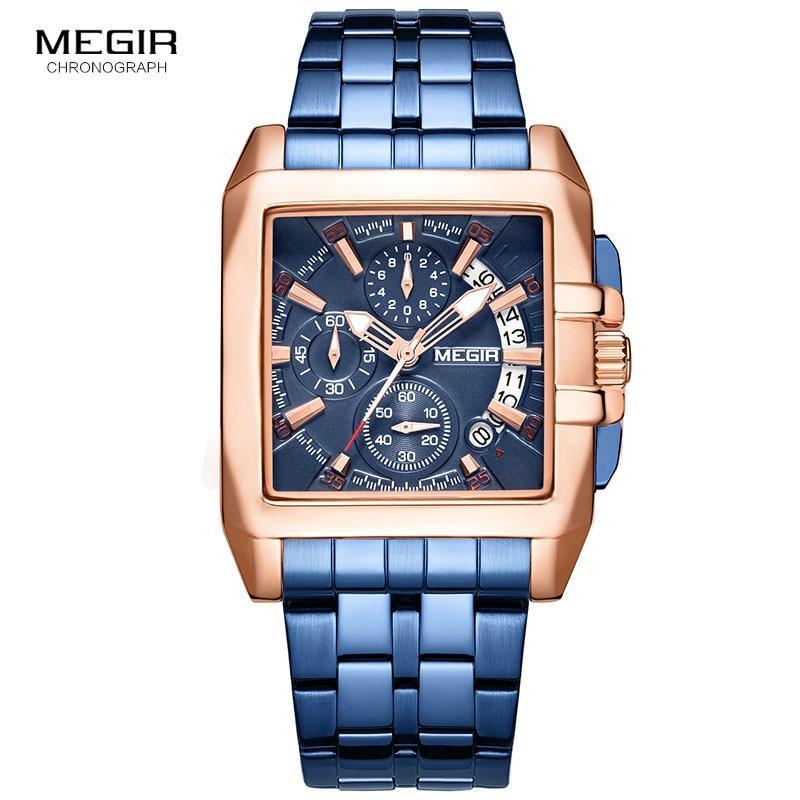 Montre analogique à quartz pour homme élégante avec fonctionnalités lumineuses