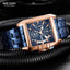 Montre analogique à quartz pour homme élégante avec fonctionnalités lumineuses