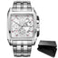 Montre analogique à quartz pour homme élégante avec fonctionnalités lumineuses