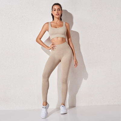 Elevate Active Seamless High-Waist Bra & Leggings Set