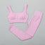 Conjunto de Sujetador y Leggings Elevate Active Sin Costuras de Cintura Alta