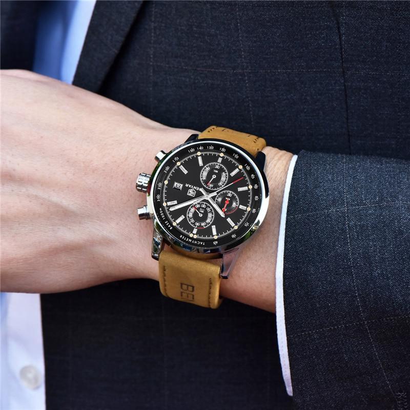 Premium Men's Quartz Chronograph Watch - Waterproof Luxury Design - Korvel