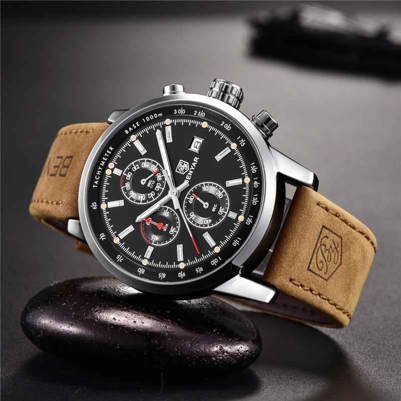 Premium Men's Quartz Chronograph Watch - Waterproof Luxury Design - Korvel