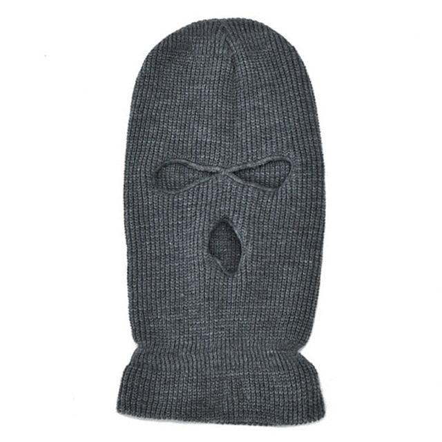 Pasamontañas de Invierno Tejido - Máscara de Cara Completa para Deportes al Aire Libre