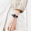 Montre à Quartz Rouge de Luxe pour Femme avec Bracelet en Cuir