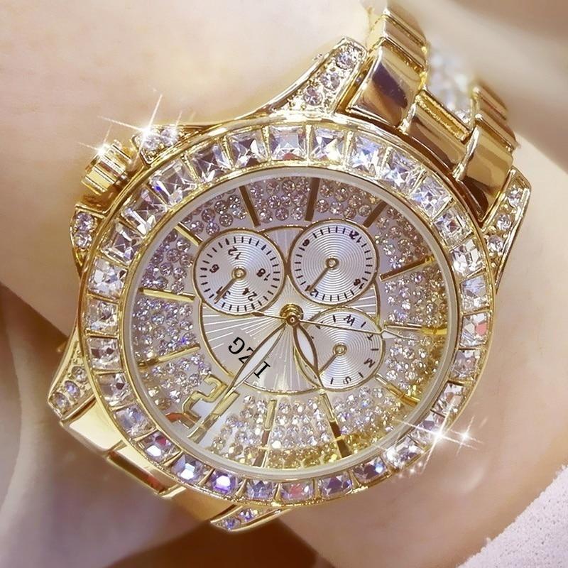 Montre de poignet charmante de luxe pour femmes - Design moderne
