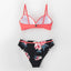 Floral Push-Up Bikini Set for Women - Stylish Two-Piece Swimwear - Korvel