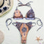 Ensemble de bikini 3 pièces à imprimé floral pour femmes
