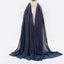 Lightweight Solid Scarf - Premium Cotton Linen Wrap for Women