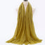 Lightweight Solid Scarf - Premium Cotton Linen Wrap for Women