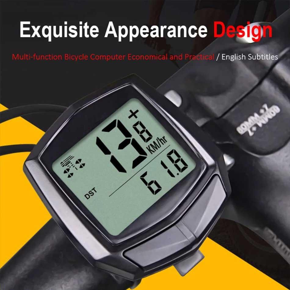 Advanced Waterproof Wired Digital Bicycle Speedometer & Odometer - Korvel